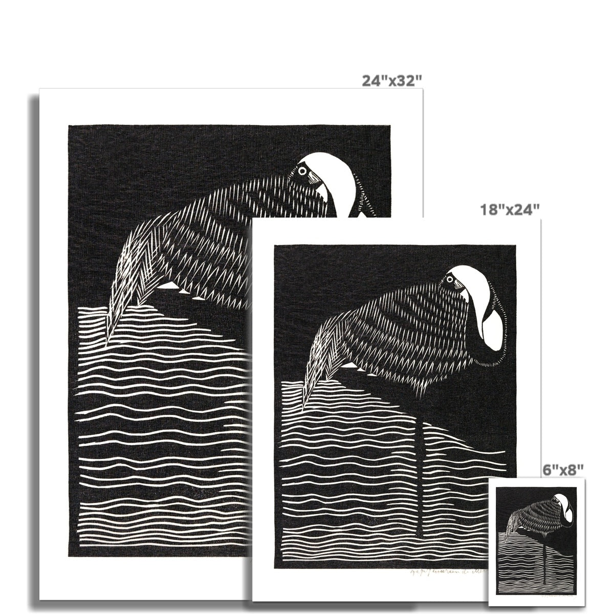 Samuel de MesquitaWhite Necked Crane (1927) Fine Art Print